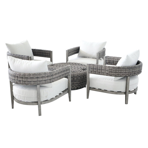 Wicker patio furniture online no cushions